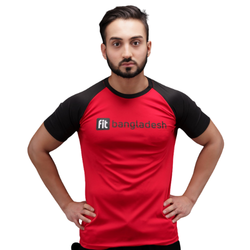 Classic Raglan Sleeve T-shirt - Red