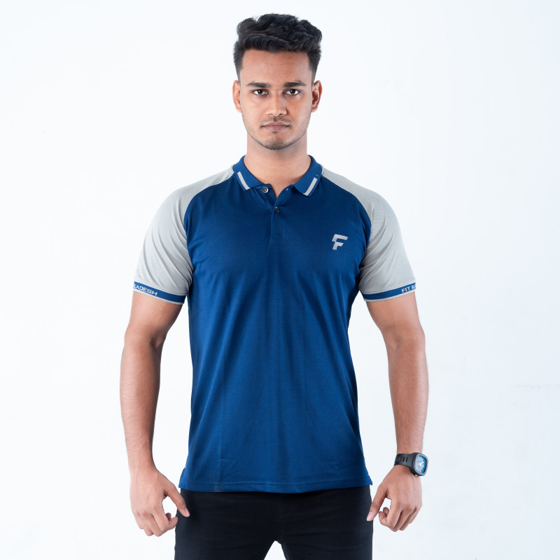 Fit Polo T-shirt | Premium Quality - BLUE