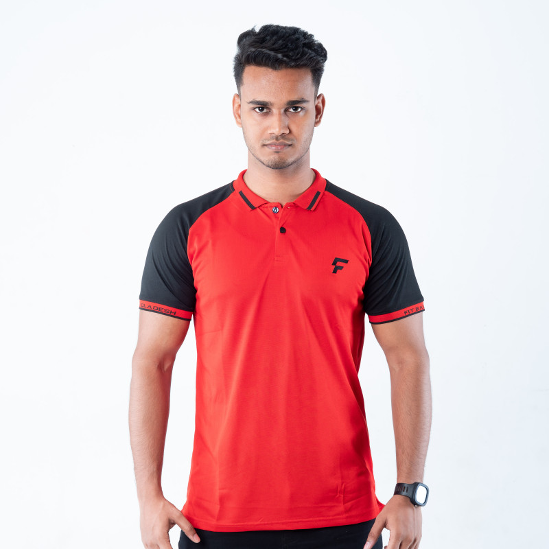 Fit Polo T-shirt | Premium Quality - RED