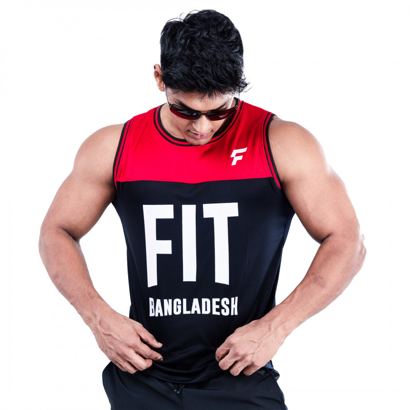 Fit Basketball Tank Top - Red