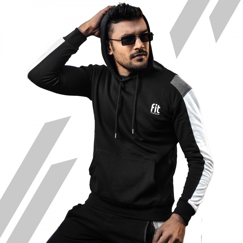 Fit Bangladesh Hoodie Black & White 2.0 Edition