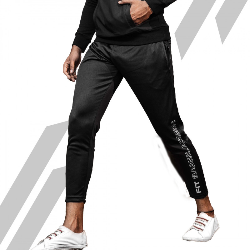 Fit Bangladesh Sports Trouser - Black