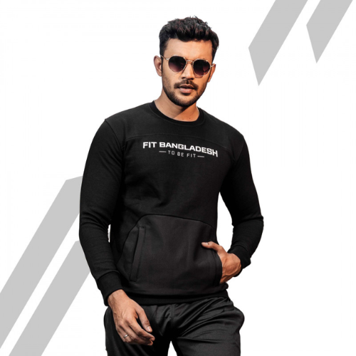 Fit Bangladesh Sweat Shirt - Black
