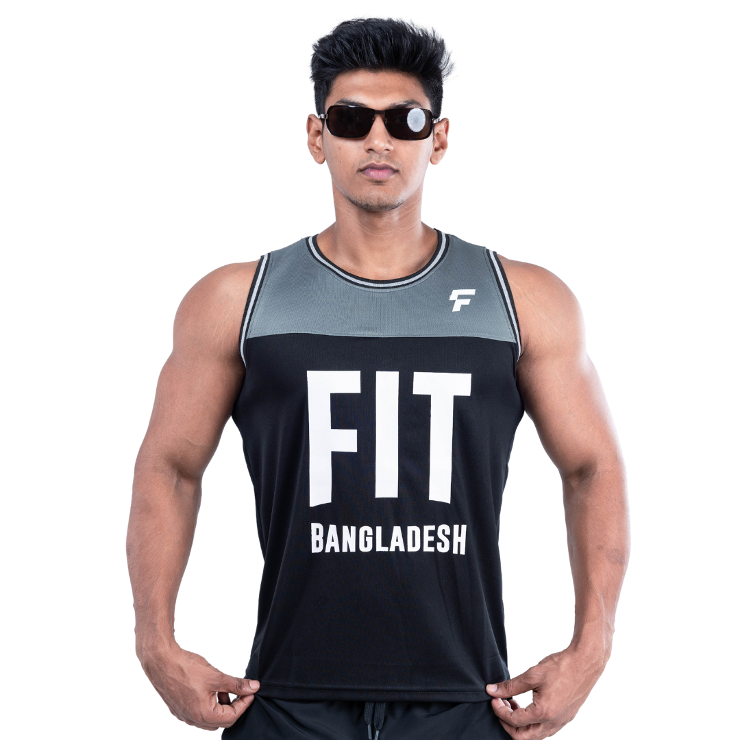 Fit Basketball Tank Top - Gray